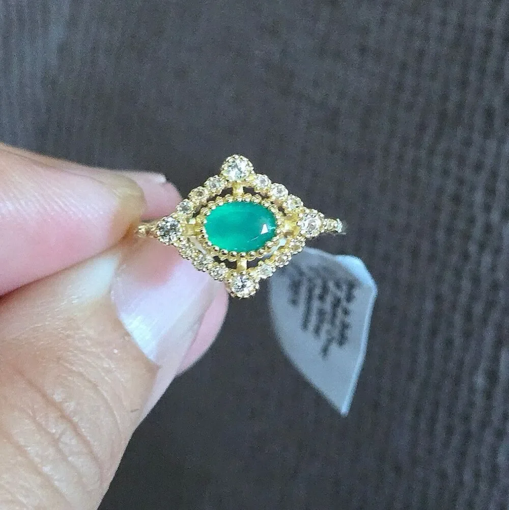 Shivam Green💚 Onyx Ring💍 - NWT